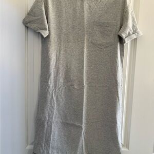 Gray Casual T-Shirt Dress